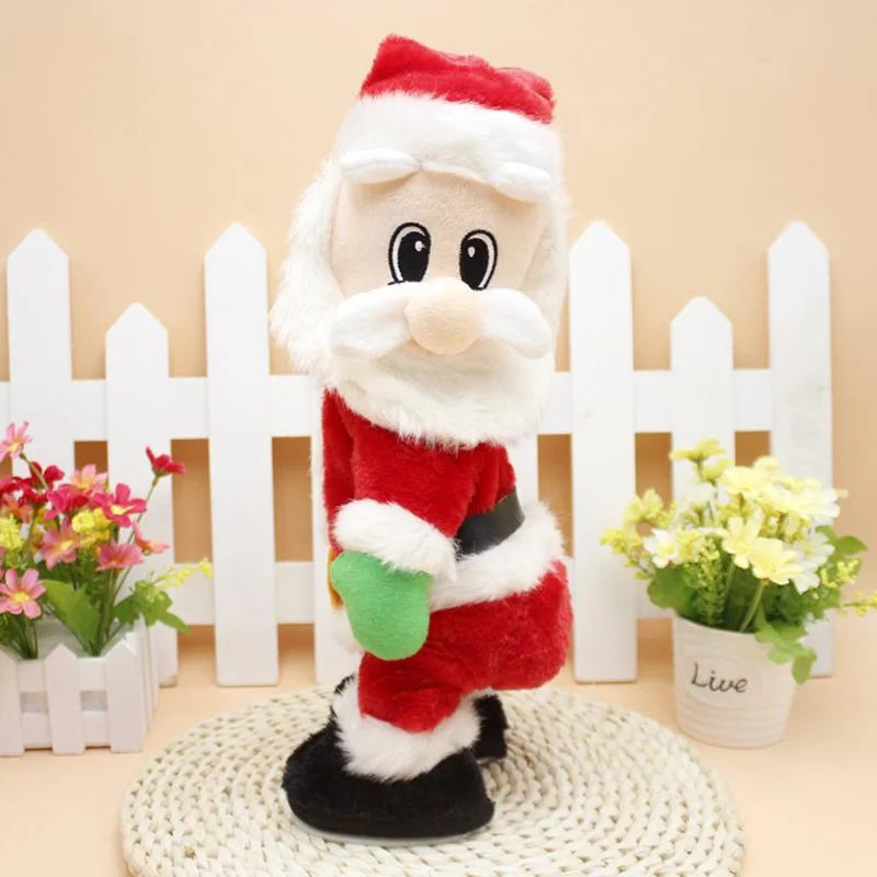 Christmas Gift Music Dancing Santa