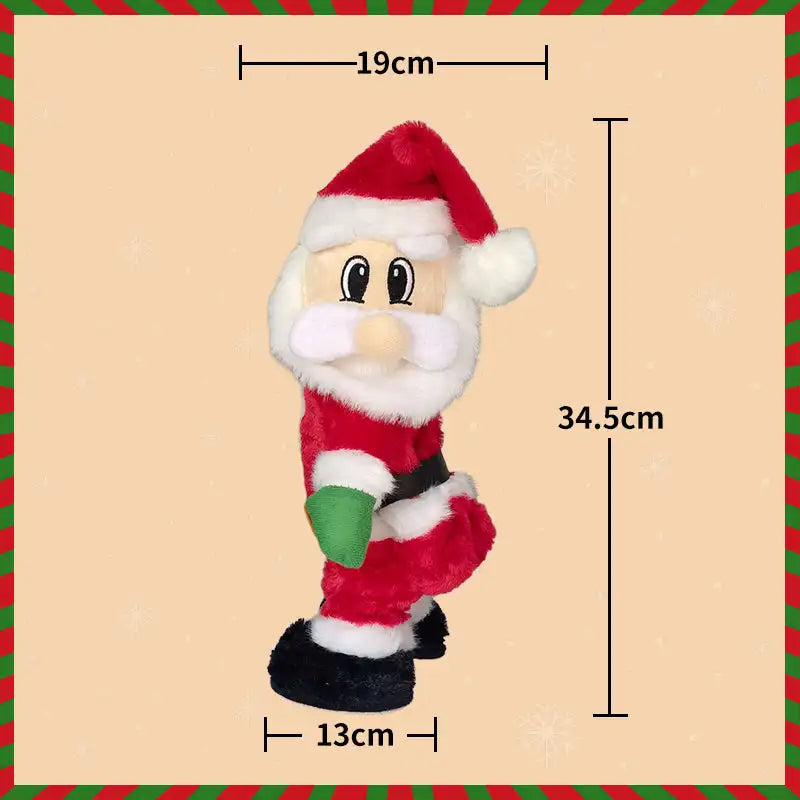 Christmas Gift Music Dancing Santa