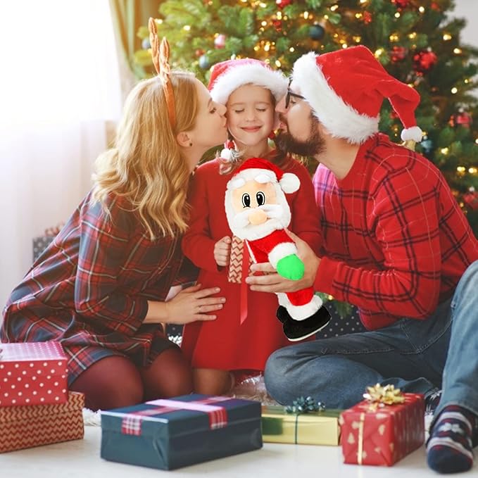 Christmas Gift Music Dancing Santa